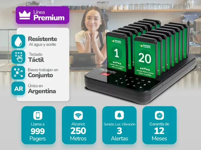 Llamador de clientes salas de espera
