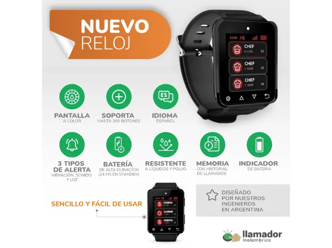 Llamador de mozos para restaurantes